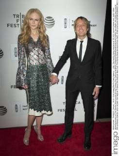 USA: The Family Fang premiere at TFF NYC Nicole Kidman and Keith Urban attend premiere of The Family Fang movie during Tribeca Film Festival at BMCC  LevxRadin