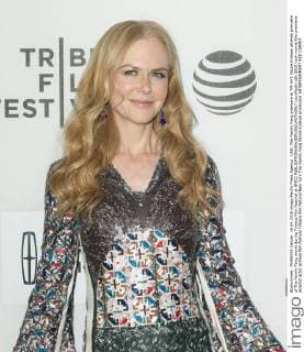 USA: The Family Fang premiere at TFF NYC Nicole Kidman attends premiere of The Family Fang movie during Tribeca Film Festival at BMCC  LevxRadin