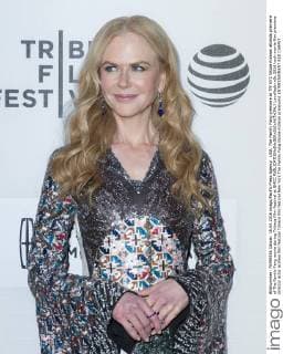 USA: The Family Fang premiere at TFF NYC Nicole Kidman attends premiere of The Family Fang movie during Tribeca Film Festival at BMCC  LevxRadin