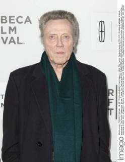 USA: The Family Fang premiere at TFF NYC Christopher Walken attends premiere of The Family Fang movie during Tribeca Film Festival at BMCC  LevxRadin