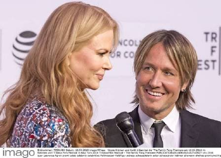 Nicole Kidman und Keith Urban bei der The Family Fang Premiere am 16.04.2016 im Rahmen vom Tribeca Film Festival in New York 2016 Tribeca Film Festival - The Family Fang Premiere 