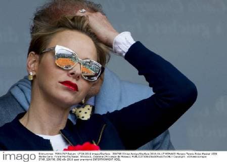206798 Olivier Anrigo Starface 2016-04-17 MONACO Monaco Tennis Rolex Master 1000 Monte Carlo. Finale Monfils Nadal. Wittstock, Charlene (Princesse de Monaco)  Copyright: xOlivierxAnrigox STAR_206798_092