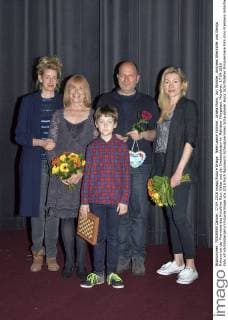 Nele Leana Vollmar, Ursela Monn, Juri Winkler, Andreas Steinhöfel und Genija Rykova bei der Premiere des Kinofilms Rico, Oskar und der Diebstahlstein im Mathäser Filmpalast. München, 17.04.2016 Foto:xP.xSchönbergerx xFuturexImage