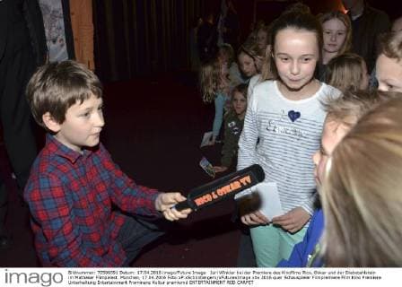 Juri Winkler bei der Premiere des Kinofilms Rico, Oskar und der Diebstahlstein im Mathäser Filmpalast. München, 17.04.2016 Foto:xP.xSchönbergerx xFuturexImage