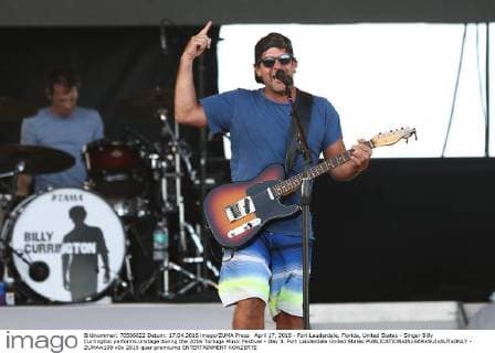 April 17, 2016 - Fort Lauderdale, Florida, United States - Singer Billy Currington performs onstage during the 2016 Tortuga Music Festival - Day 3. Fort Lauderdale United States - ZUMAw109