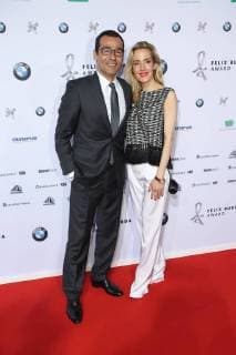 Erol Sander mit Ehefrau Caroline, Felix Burda Award 2016 in der BMW Welt in Muenchen am 17.04.2016
