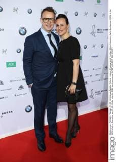 Holger Stromberg mit Ehefrau Nikita Simunovic, Felix Burda Award 2016 in der BMW Welt in Muenchen am 17.04.2016