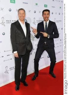 Thomas Hermanns und Alexander Mazza Felix Burda Award 2016 in der BMW Welt in Muenchen am 17.04.2016