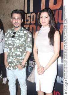 MUMBAI, INDIA - APRIL 13: Bollywood actors Richa Panai and Sunil Paraskar during the trailer launch of film Traffic at Light Box, Santa Cruz on April 13, 2016 in Mumbai, India. (Photo by Pramod Thakur Hindustan Times) Trailer Launch Of Film Traffic