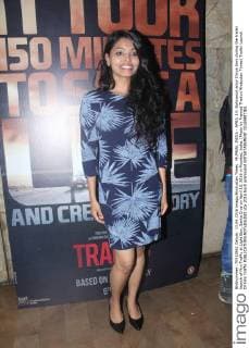 MUMBAI, INDIA - APRIL 13: Bollywood actor Divya Unni during the trailer launch of film Traffic at Light Box, Santa Cruz on April 13, 2016 in Mumbai, India. (Photo by Pramod Thakur Hindustan Times) Trailer Launch Of Film Traffic