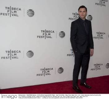 April 18, 2016 - New York, New York, U.S - Actor Nicholas Hoult arrives to the U.S. Premier of Equals at the Tribeca Film Festival 2016 on Monday April 18, 2016 in New York, New York. New York U.S. - ZUMAp124