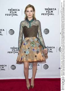 Zoey Deutch bei der Vincent-N-Roxxy Premiere am 18.04.2016 im Rahmen vom Tribeca Film Festival in New York 2016 Tribeca Film Festival - Vincent-N-Roxxy Premiere 