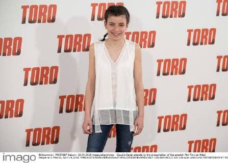 Claudia Canal attends to the presentation of the spanish film Toro at Hotel Hesperia in Madrid, April 19,2016.  (20160419012)