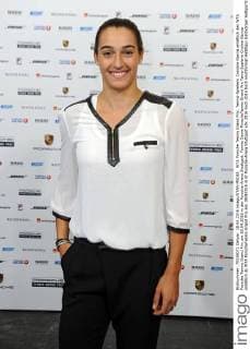 WTA Porsche Tennis Grand Prix. Tennis-Spielerin Caroline Garcia anläßlich des WTA Porsche Tennis Grand Prix am 18.04.2016 in der Porsche-Arena Stuttgart.