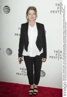 Elvis & Nixon Premiere at TFF Edie Falco attends premiere of movie Elvis & Nixon during Tribeca film festival at BMCC  LevxRadin