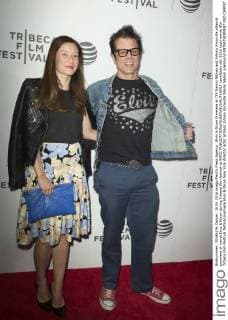 Elvis & Nixon Premiere at TFF Naomi NElson and Johnny Knoxville attends premiere of movie Elvis & Nixon during Tribeca film festival at BMCC  LevxRadin