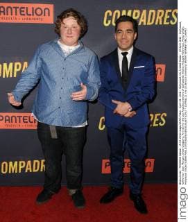 April 19, 2016 - Hollywood, CA, United States - 19 April 2016 - Hollywood, California - Joey Morgan, Omar Chaparro. Arrivals for the Los Angeles premiere of Compadres held at ArcLight Hollywood. Photo Credit: Hollywood United States - ZUMAa123