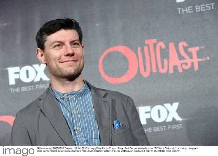 Rom, Red Carpet änlässlich der TV Serie Outcast l attore protagonist della serie Patrick Fugit GioiaxBotteghi  0