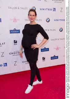 Saralisa Volm (schwanger) - Deutschlandpremiere Monsieur Chocolat im Delphi Filmpalast in Berlin am 20.04.2016. Deutschlandpremiere Monsieur Chocolat