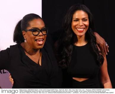 April 20, 2016 - New York, New York, U.S. - Producer OPRAH WINFREY and actress MERLE DANDRIDGE attend the New York premiere of Greenleaf held at the John Zuccotti Theater at the Tribeca Performing Arts Center during the 2016 TriBeCa Film Festival. New York U.S. - ZUMAk03_