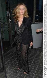 English model Abbey Clancy is pictured attending the Leni s model management spring party at Mondrian hotel in London. APRIL 20th 2016  LTNx161084