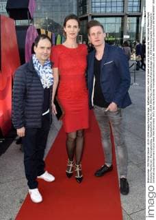 Raffaello Kramm, Katrin Wrobel und Lars Urban bei der Red Carpet Mexico Night Entdecke Mexiko am Washingtonplatz, Hauptbahnhof. Berlin, 20.04.2016 Foto:xFredericx xFuturexImage