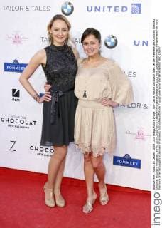 Anne-Catrin Wahls (ehemals Märzke) und Sarah Alles bei der Premiere des Kinofilms Monsieur Chocolat im Delphi Filmpalast. Berlin, 20.04.2016 Foto:xT.xBartillax xFuturexImage
