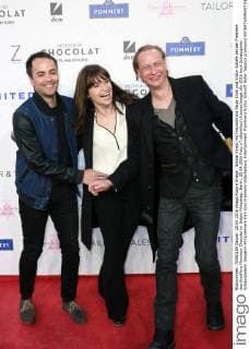 Nikolai Kinski mit Freundin Ina Paule Klink und Victor Schefe bei der Premiere des Kinofilms Monsieur Chocolat im Delphi Filmpalast. Berlin, 20.04.2016 Foto:xT.xBartillax xFuturexImage