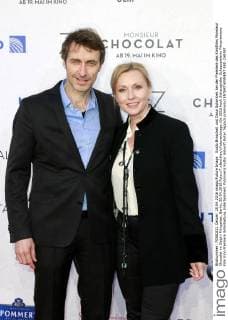 Guido Broscheit und Dana Golombek bei der Premiere des Kinofilms Monsieur Chocolat im Delphi Filmpalast. Berlin, 20.04.2016 Foto:xT.xBartillax xFuturexImage