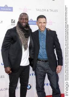 Omar Sy und Roschdy Zem bei der Premiere des Kinofilms Monsieur Chocolat im Delphi Filmpalast. Berlin, 20.04.2016 Foto:xT.xBartillax xFuturexImage