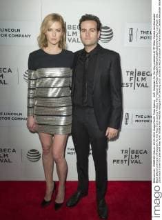 USA: Hologram for the King premiere at TFF Ellen Daniels and Alexander Black attend premiere of Hologram for the King movie during Tribeca Film Festival at BMCC  LevxRadin