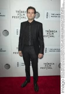 USA: Hologram for the King premiere at TFF Alexander Black attends premiere of Hologram for the King movie during Tribeca Film Festival at BMCC  LevxRadin