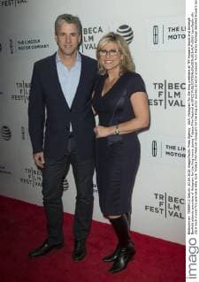 USA: Hologram for the King premiere at TFF Howard Gould and Ashleigh Banfield attends premiere of Hologram for the King movie during Tribeca Film Festival at BMCC  LevxRadin