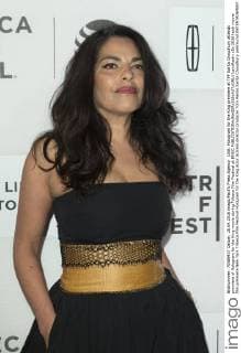 USA: Hologram for the King premiere at TFF Sarita Choudhury attends premiere of Hologram for the King movie during Tribeca Film Festival at BMCC  LevxRadin