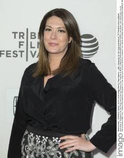 USA: Hologram for the King premiere at TFF Michelle Collins attends premiere of Hologram for the King movie during Tribeca Film Festival at BMCC  LevxRadin