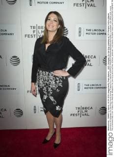 USA: Hologram for the King premiere at TFF Michelle Collins attends premiere of Hologram for the King movie during Tribeca Film Festival at BMCC  LevxRadin