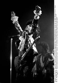 PRINCE ROGERS NELSON Pictured: Jan. 25, 1985 - Memphis, TN, U.S. - Prince performs at the first of three sold-out shows at Mid-South Coliseum in Memphis Friday night, January 25, 1985. Memphis U.S. - ZUMAc51_