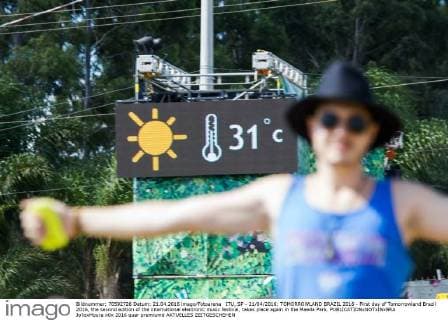ITU, SP - 21 04 2016: TOMORROWLAND BRAZIL 2016 - First day of Tomorrowland Brazil 2016, the second edition of the international electronic music festival, takes place again in the Maeda Park.  Jo?oxMoura