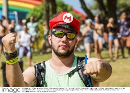 ITU, SP - 04 21 2016: TOMORROWLAND BRAZIL 2016 - Tomorrowland Brazil 2016, the second edition of the international electronic music festival, takes place again in the Maeda Park.  Jo?oxMoura