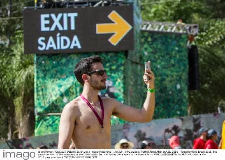 ITU, SP - 04 21 2016: TOMORROWLAND BRAZIL 2016 - Tomorrowland Brazil 2016, the second edition of the international electronic music festival, takes place again in the Maeda Park.  Jo?oxMoura