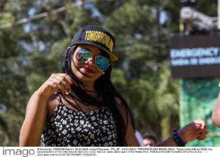 ITU, SP - 04 21 2016: TOMORROWLAND BRAZIL 2016 - Tomorrowland Brazil 2016, the second edition of the international electronic music festival, takes place again in the Maeda Park.  Jo?oxMoura