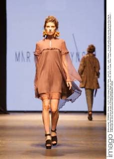 April 21, 2016 - Lodz, Poland - A model walks the runway during the Marta Kuszynska fashion show as part of Poland Fashion Week on April 21, 2016 in Lodz, Polan. Lodz Poland  - ZUMAn230
