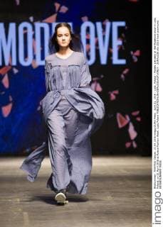April 21, 2016 - Lodz, Poland - Models are seen at the Modelove show in Lodz, Poland, on 21 April 2016 at Poland Fashion Week. Lodz Poland  - ZUMAn230