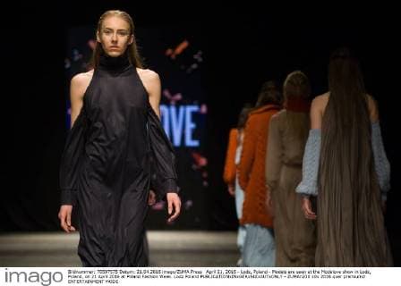 April 21, 2016 - Lodz, Poland - Models are seen at the Modelove show in Lodz, Poland, on 21 April 2016 at Poland Fashion Week. Lodz Poland  - ZUMAn230