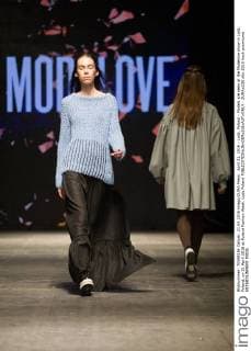 April 21, 2016 - Lodz, Poland - Models are seen at the Modelove show in Lodz, Poland, on 21 April 2016 at Poland Fashion Week. Lodz Poland  - ZUMAn230