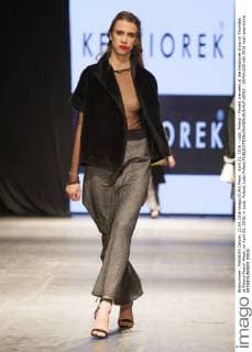 April 21, 2016 - Lodz, Poland - Models are seen at the Kedziorek show on Thursday at Poland Fasion Week, on April 21, 2016, in Lodz, Poland. Lodz Poland  - ZUMAn230
