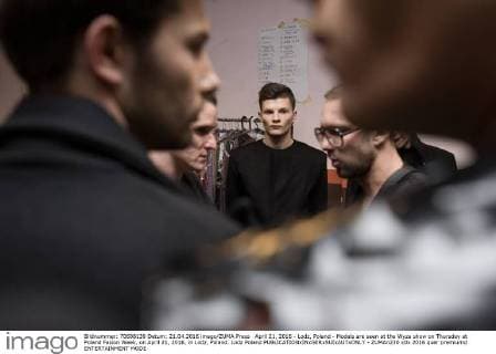 April 21, 2016 - Lodz, Poland - Models are seen at the Wyza show on Thursday at Poland Fasion Week, on April 21, 2016, in Lodz, Poland. Lodz Poland  - ZUMAn230