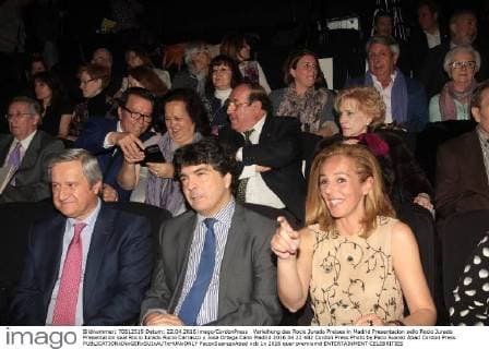 Verleihung des Rocio Jurado Preises in Madrid Presentacion sello Rocio Jurado Presentation seal Rocio Jurado Rocio Carrasco y Jose Ortega Cano Madrid 2016 04 22 482 Cordon Press Photo by Paco Suarez Abad Cordon Press  PacoxSuarezxAbad