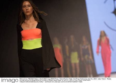 Poland Fashion Week: Eva Minge Modenschau April 21, 2016 - Lodz, Poland - Models are seen at the Eva Minge show on Thursday at Poland Fasion Week, on April 21, 2016, in Lodz, Poland. Lodz Poland  - ZUMAn230