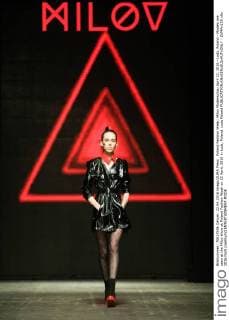 Poland Fashion Week: Milov Modenschau April 22, 2016 - Lodz, Poland - Models are seen at the Milov show at Poland Fashion Week on 22 April, 2016 in Lodz, Poland. Lodz Poland  - ZUMAn230